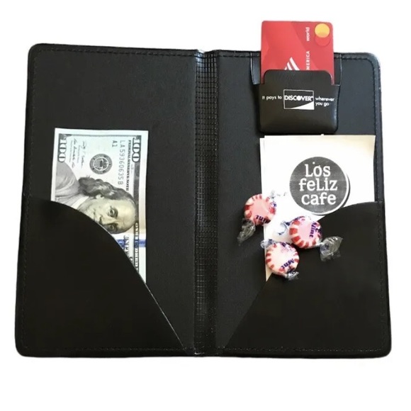 25 DISCOVER Double Panel Folding Check Presenter Restaurant Server Bill Book - Picture 7 of 8